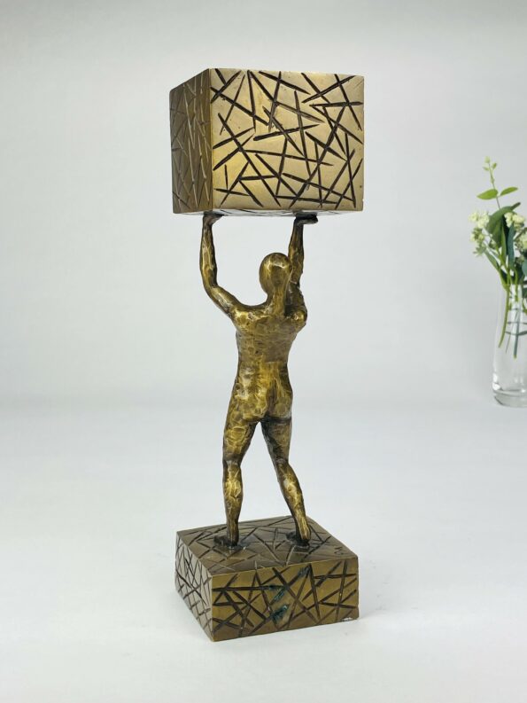 VILJESTYRKE - ægte bronze