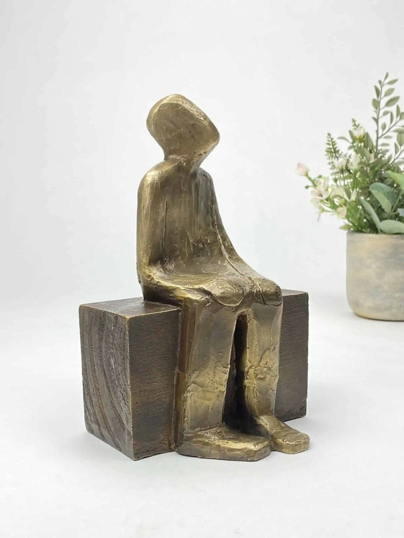 Nye horisonter bronzeskulptur (drømme og udvikling)