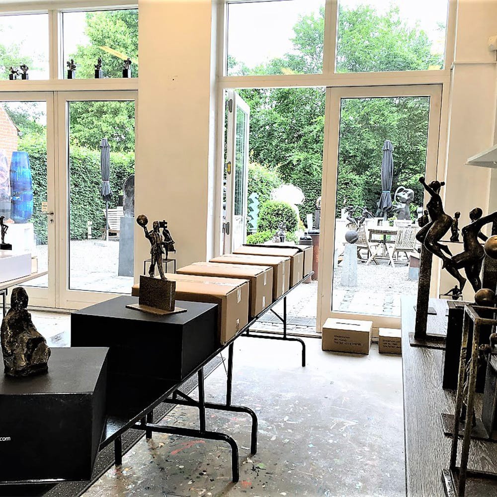 Skulpturer til levering