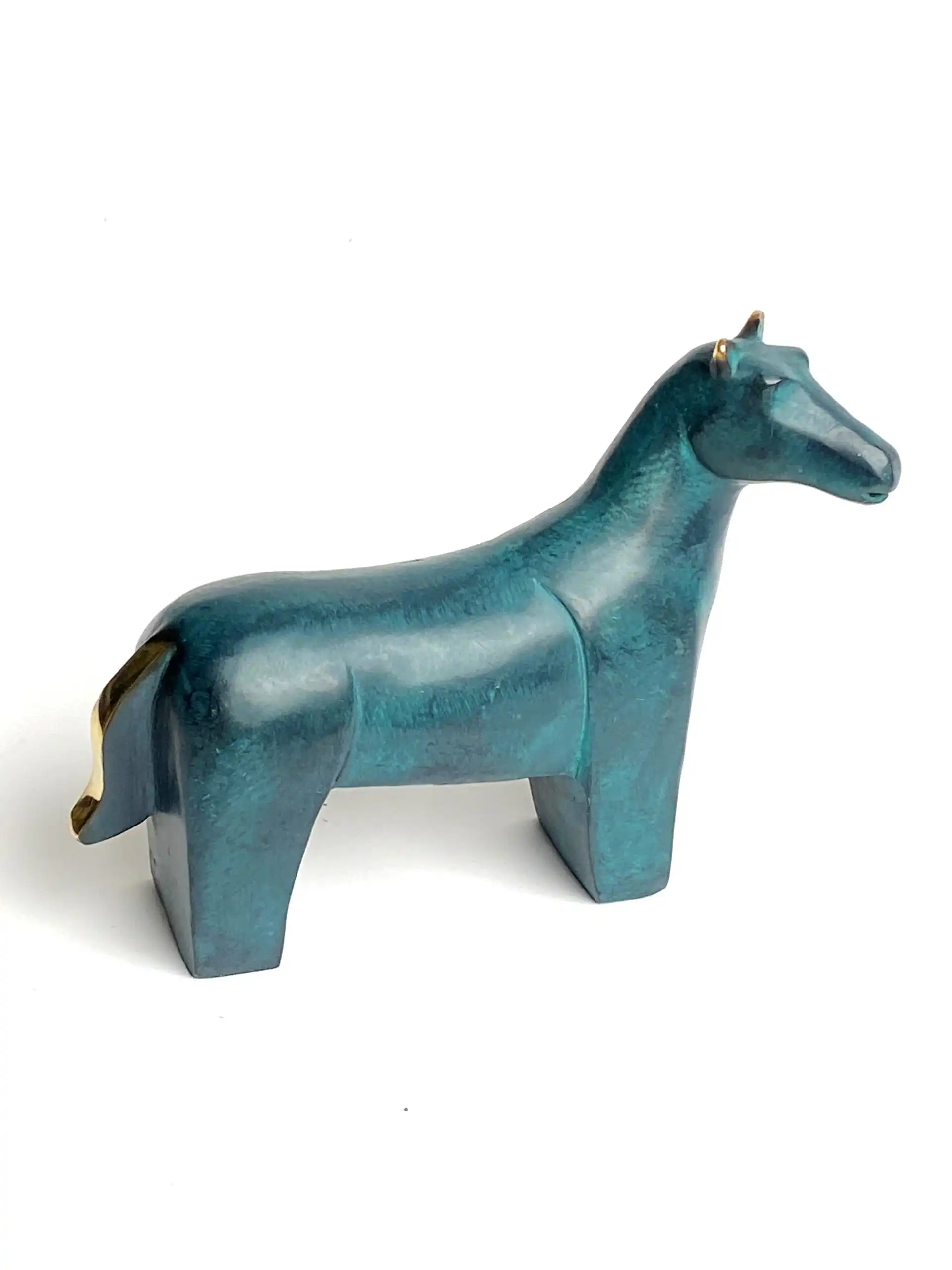 Hest - bronzeskulptur med hest (styrke og skønhed)