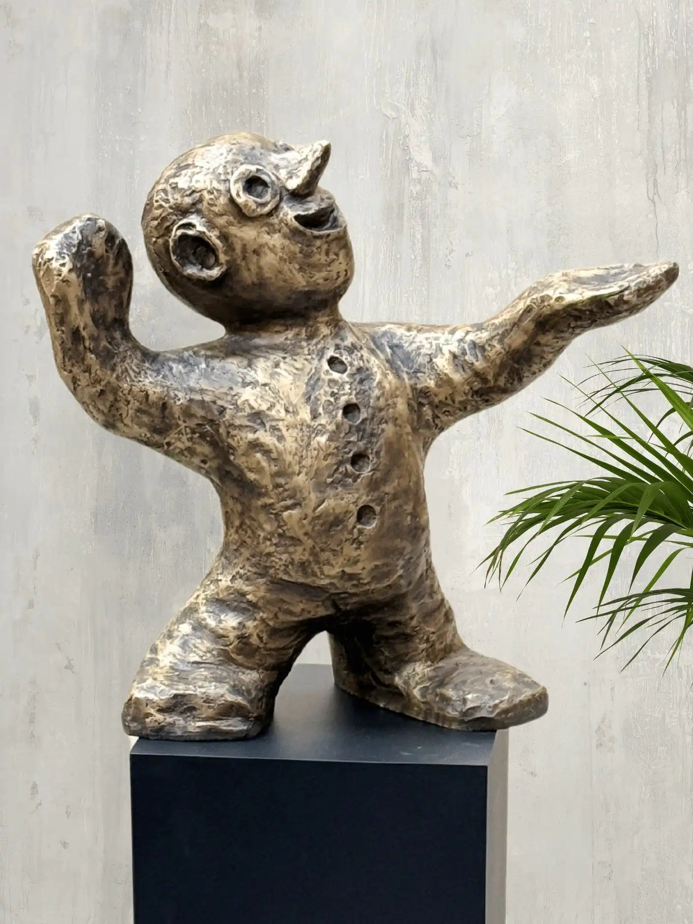Den fremsynede - stor bronzeskulptur (til virksomheden)