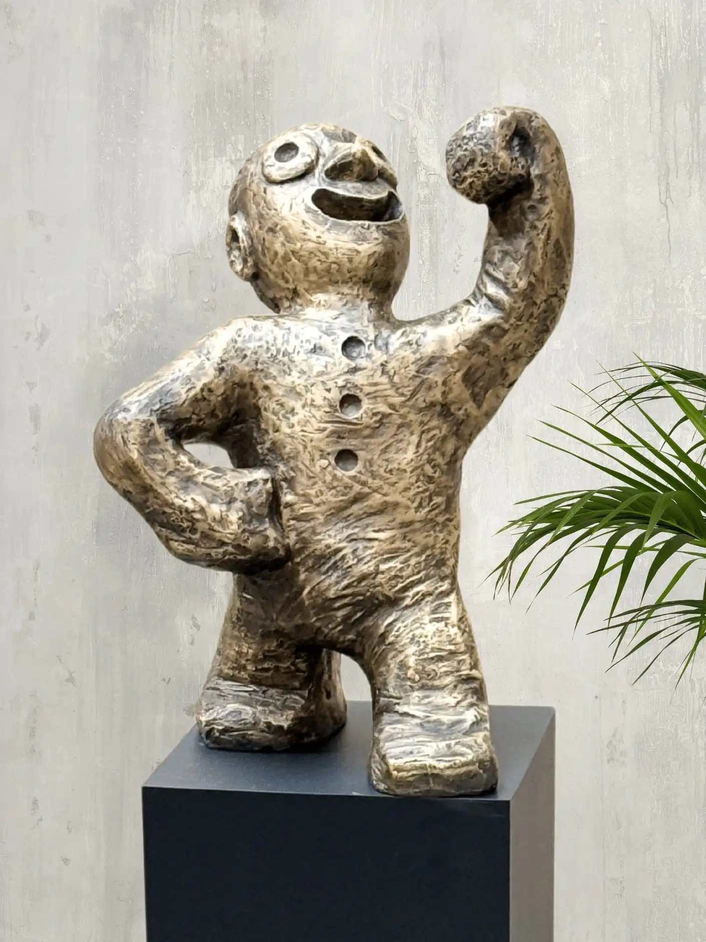 Fighteren - stor bronzeskulptur (til virksomheden)