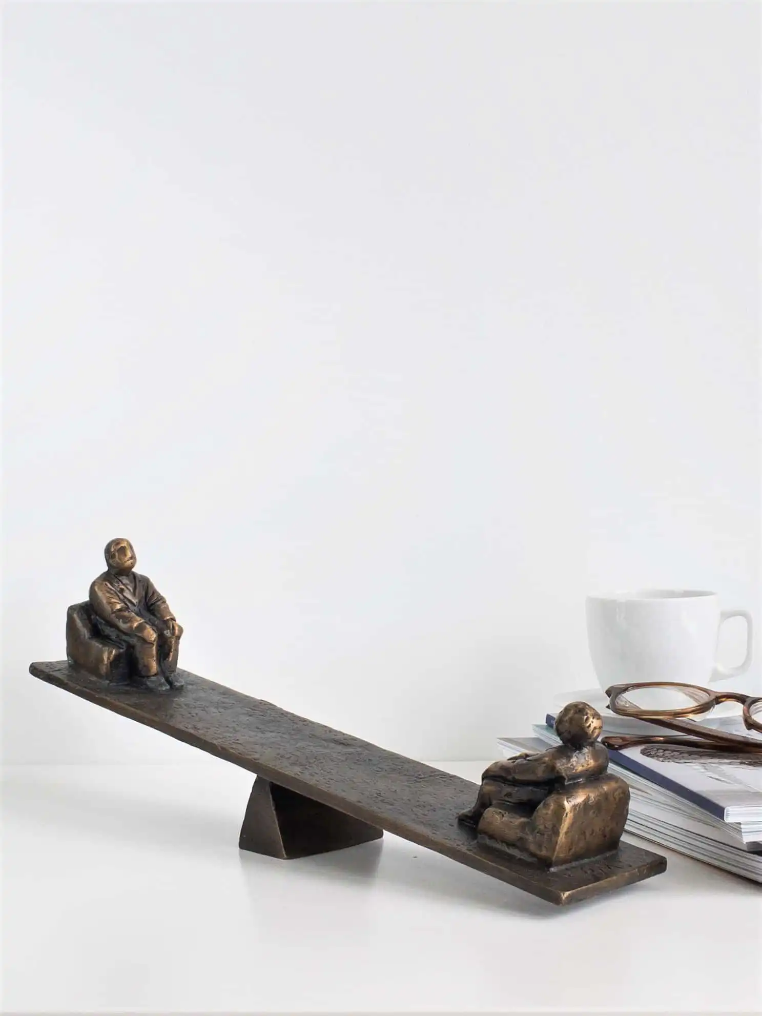 Momentum bronzeskulptur (fremdrift og handling)