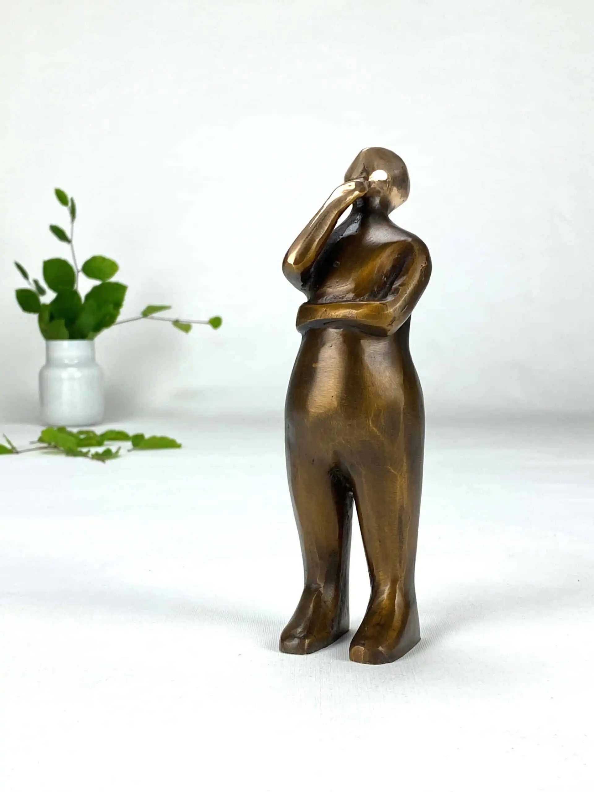 Tænk stort bronzeskulptur (vision og ambition)