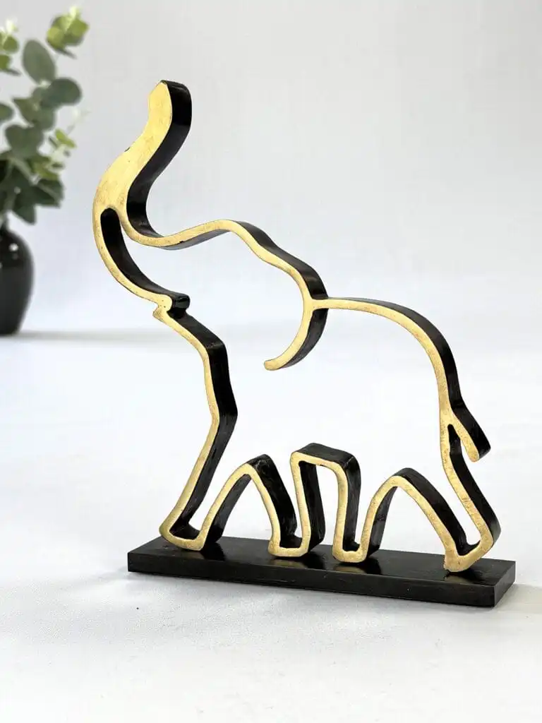 Elefant i bronze fra 99skulpturer